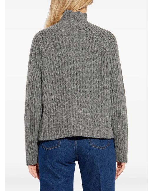 Sease Gray Ribbeturtleneck Knitwear