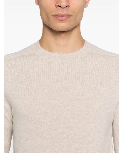 Bompard White Crew-Neck Sweater for men