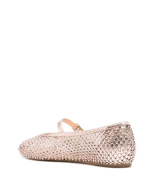 Le Silla Pink 'Gilda' Ballet Flats