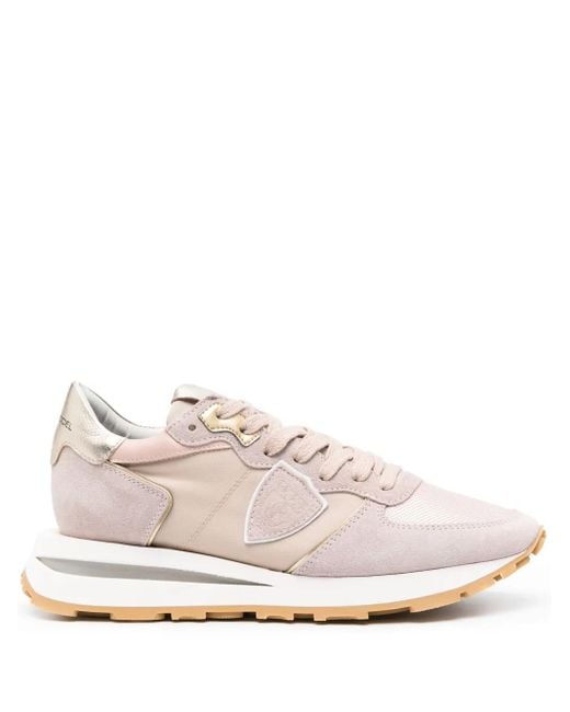 Philippe Model Pink Tropez Haute Lace-Up Sneakers