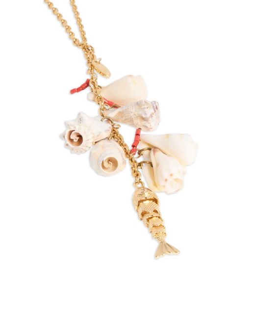 DSquared² Metallic D2 Charm Necklace