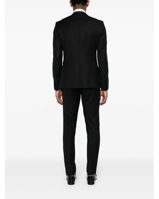 Corneliani Black Dart Detail Suit for men