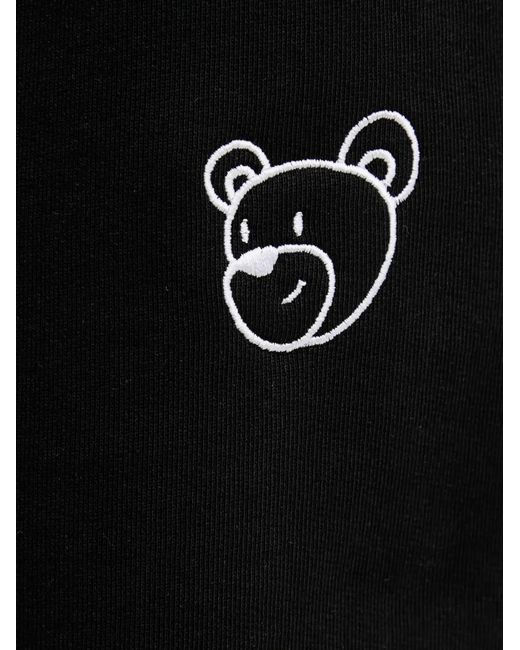 INBETWEENERS Black Drawstring Embroidered Shorts