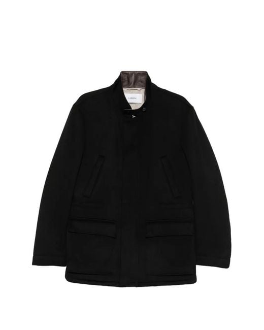 Lardini Black Water-Resistant Jacket for men