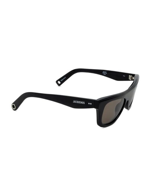 Jacquemus Black Geometric-Frame Sunglasses