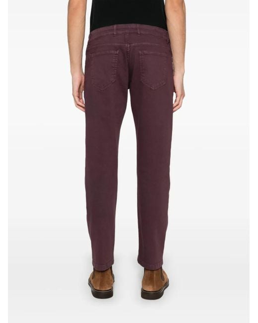 Eleventy Red Slim-Cut Jeans for men