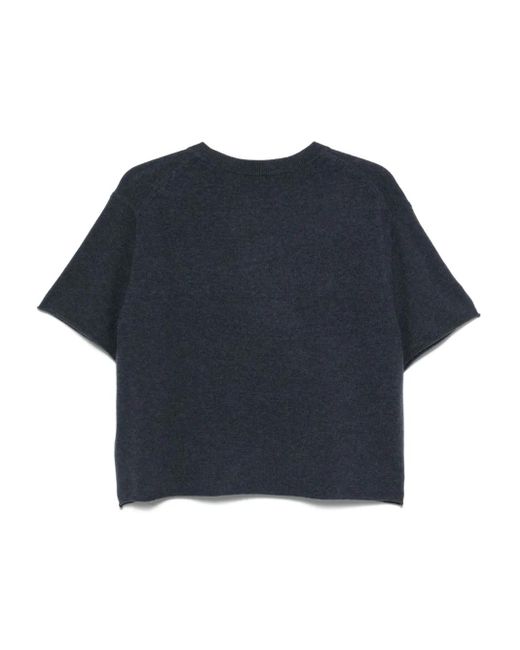 Lisa Yang Blue Cashmere T-Shirt