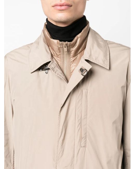 Fay Natural Layered Design Trenchcoat for men