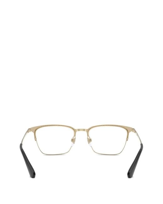 Burberry White Square-Frame Glasses for men