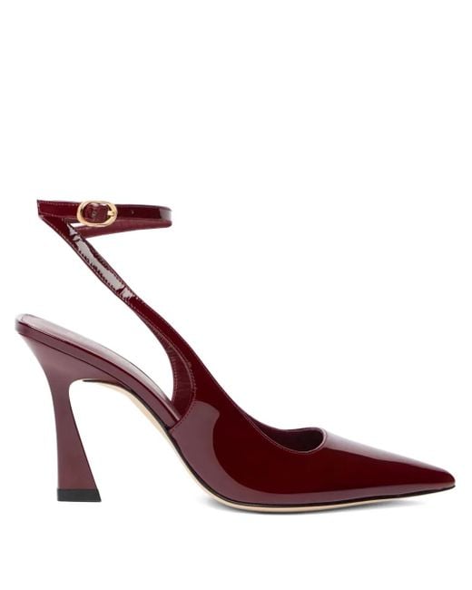 Stuart Weitzman Red 85Mm Vinnie Pumps
