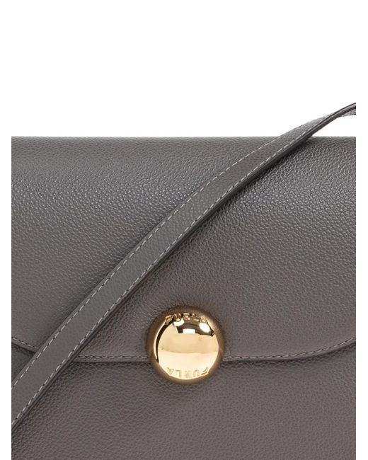 Furla Crossbodytas Met Leren Afwerking in het Gray