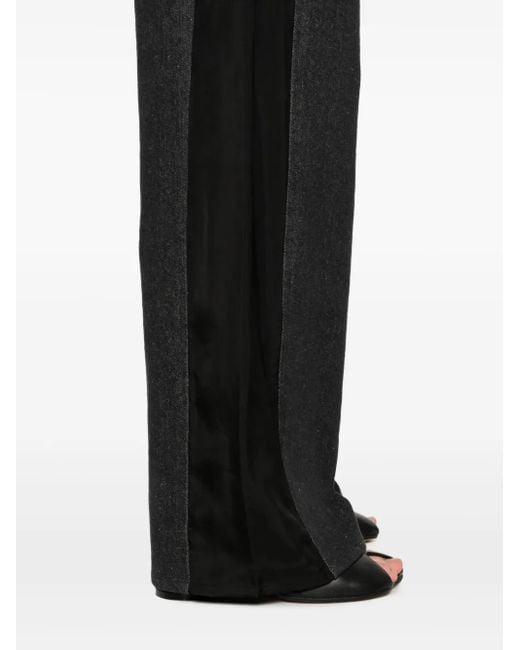 Lutz Huelle Black Low Denim Trousers