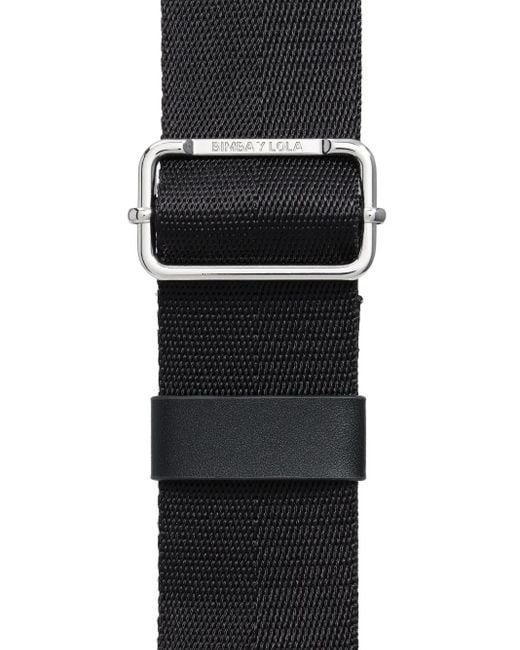 Bimba Y Lola Black Umhängetasche mit Logo-Print