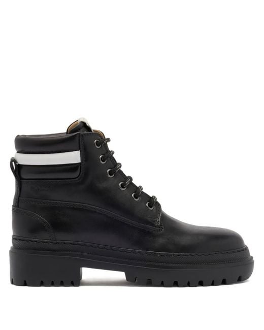 Bally Black Hallen Leather Boots