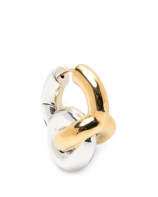 Uncommon Matters Metallic Mini Knot Creoles Earrings