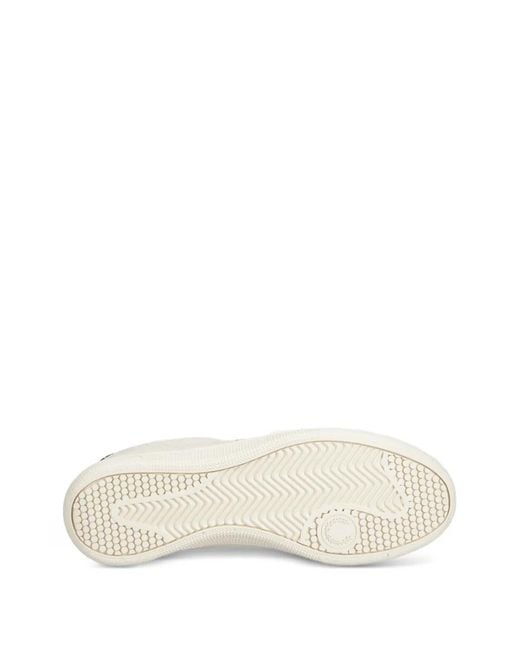 Fred Perry White Suede Logo-Embroidered Sneakers for men