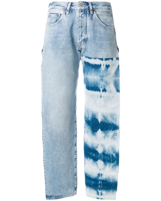 Levi's Blue Dye Side Slit Jeans