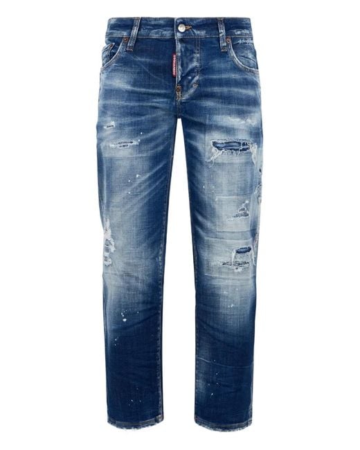DSquared² Blue Medium Wash Jenna Jeans