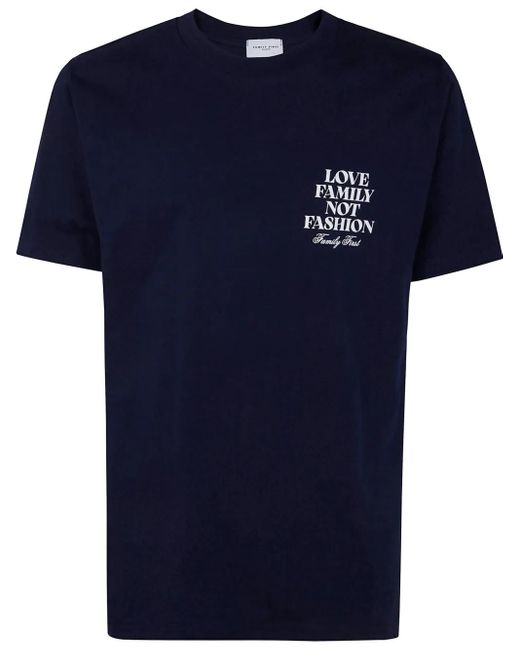 T-Shirt À Logo Imprimé FAMILY FIRST pour homme en coloris Blue