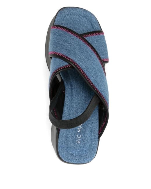 Vic Matié Black 100Mm Platform Sandals