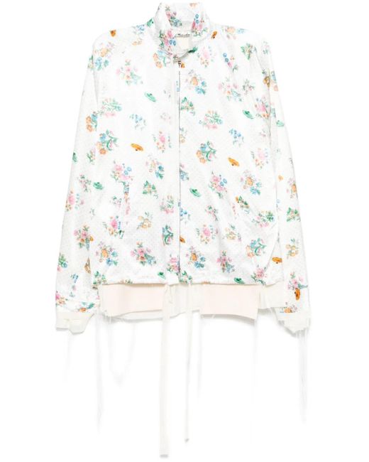 Midorikawa White Ufo Print Jacket