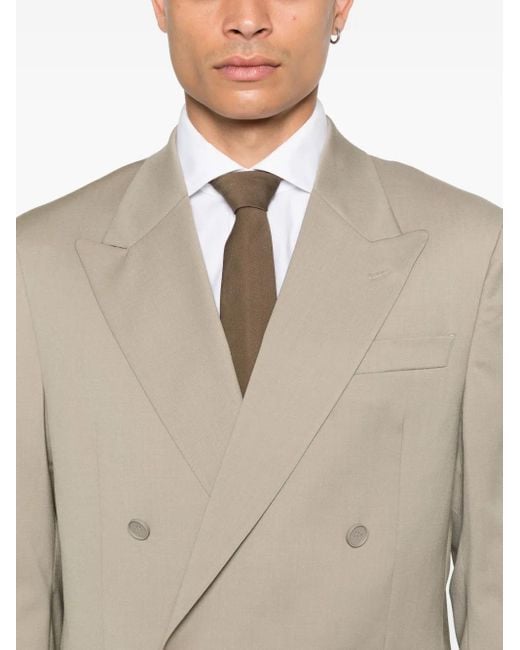 Blazer con doble botonadura Manuel Ritz de hombre de color Natural