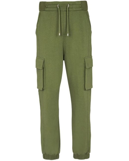 Balmain Jogginghose mit aufgesetzten Taschen in Green für Herren