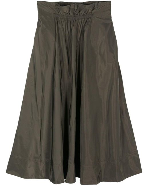 Aspesi Gray Francine Midi Skirt