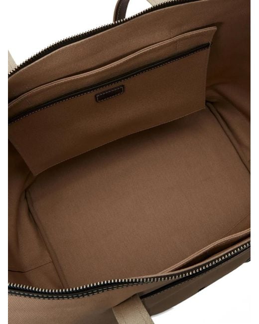 Polo Ralph Lauren Natural Pony Contrast-Trim Tote Bag