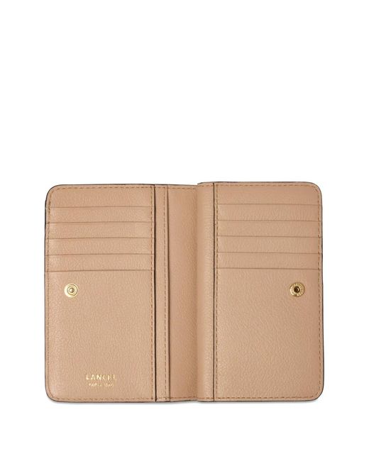 Lancel Natural Rectangular Zip Wallet