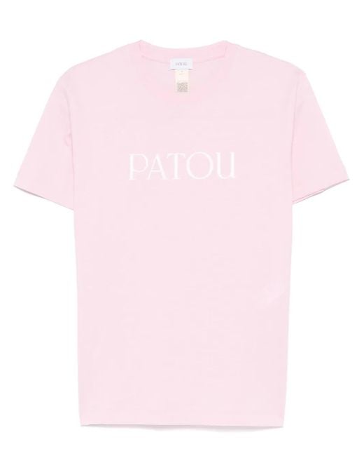 Patou Pink T-Shirt aus Bio-Baumwolle