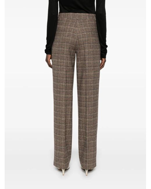 Pantalones rectos con pinzas A.M.G de color Gray
