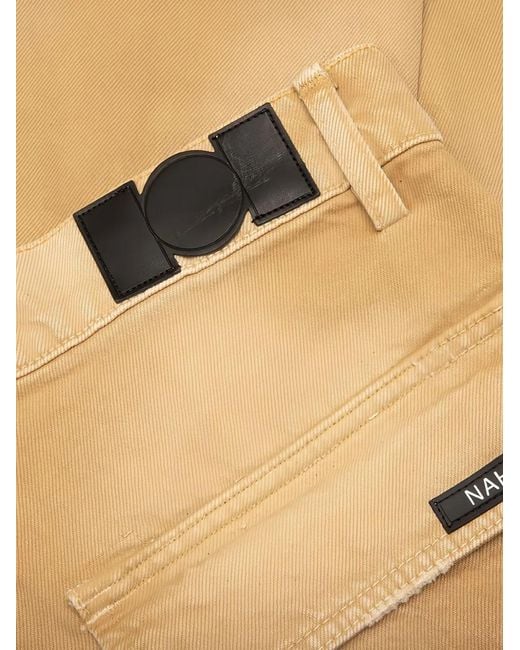NAHMIAS Natural Logo Regular Cargo Trousers for men