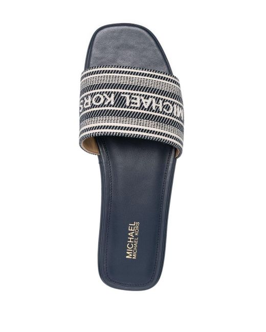 Sandalias Sadler MICHAEL Michael Kors de Cuero de color Azul | Lyst