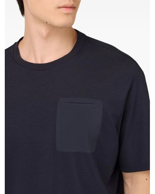 メンズ Boggi パッチポケット Tシャツ Blue