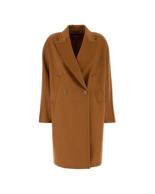 MMC Studio Brown Mastro Double-Breasted Coat