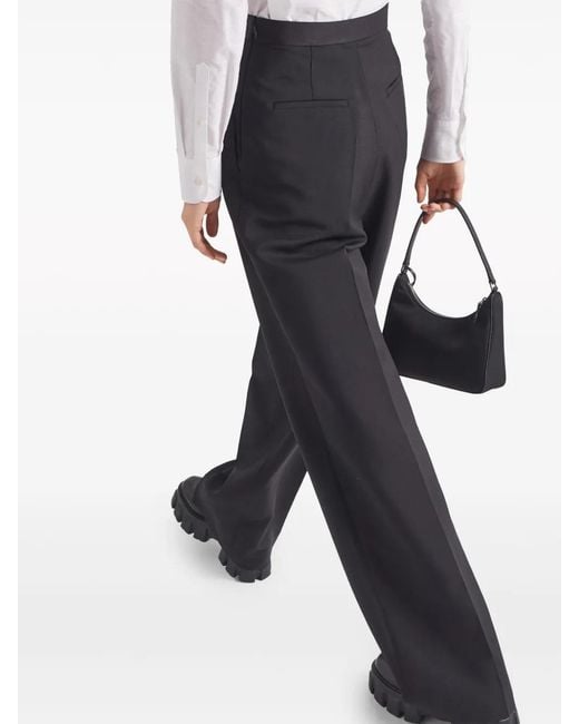 Prada Black Straight Trousers