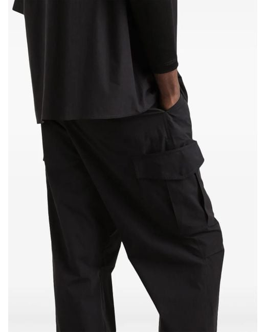 Dolce & Gabbana Black Pleat-Detail Cargo Pants for men