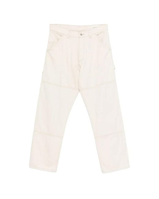 Rag & Bone White Knee-Panelled Denim for men