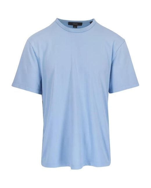 Vince T-Shirt Met Ronde Hals in het Blue voor heren