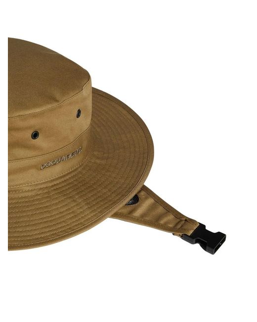 Bonnet À Logo Brodé DSquared² pour homme en coloris Natural