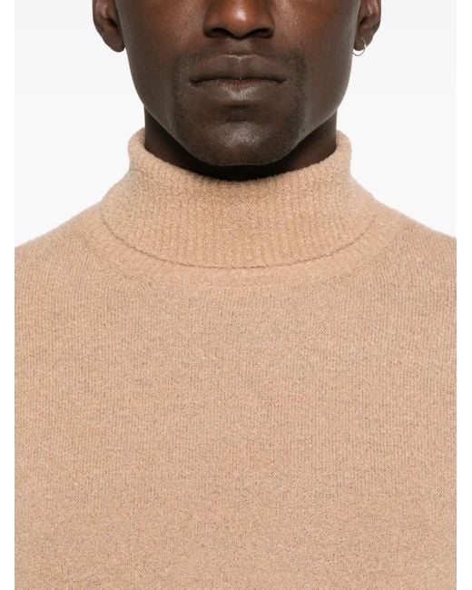 Pull À Col Roulé Daniele Fiesoli pour homme en coloris Natural