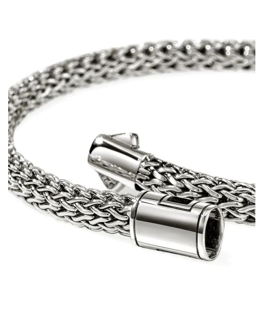 John Hardy White Sterling Icon Chain Bracelet
