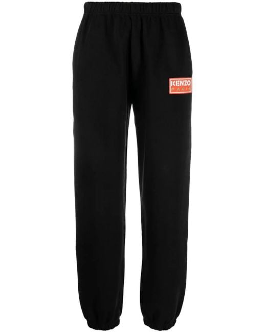 KENZO Black Jogginghose Mit Logo-Patch