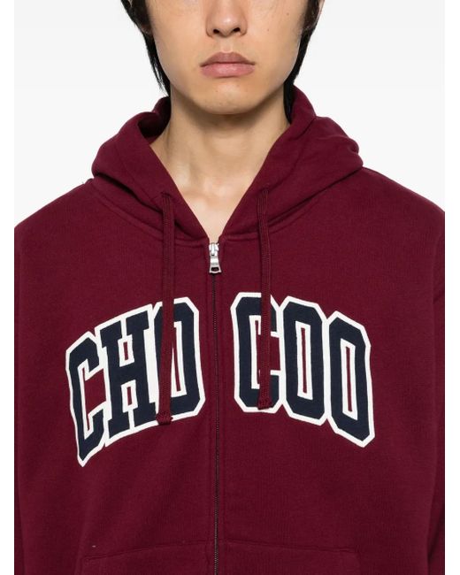 Chocoolate Logo-Embroidered Hoodie for men