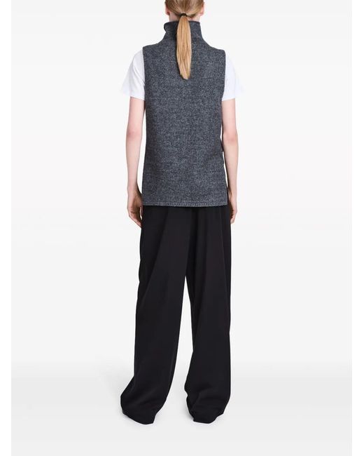 Proenza Schouler Blue Eleanor Wide-Leg Trousers