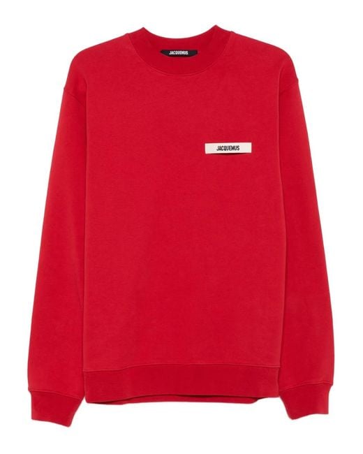 Jacquemus Red Sweatshirt for men