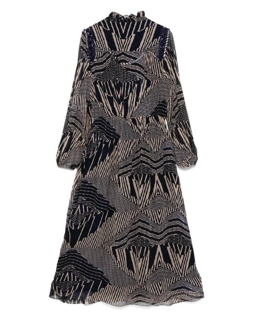 Ba&sh Gray Antal Maxi Dress