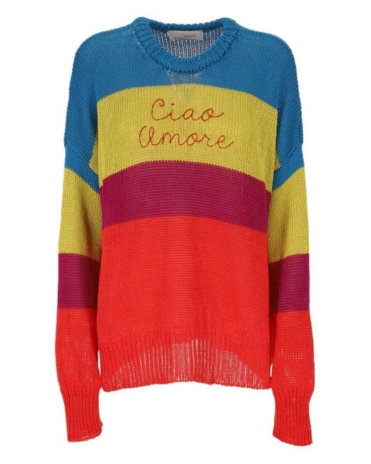 Pull À Rayures Giada Benincasa en coloris Blue