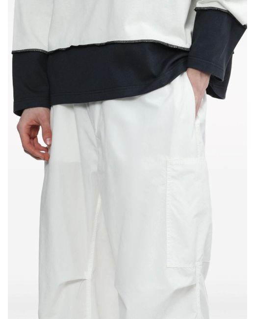 Pantalon Coulisse à poches cargo Sunnei pour homme en coloris White